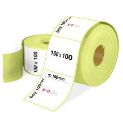 100 x 100 Lamine Termal Etiket - 1