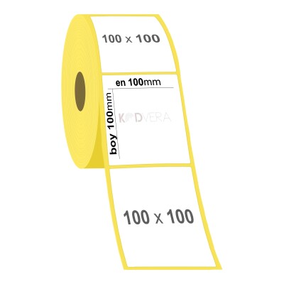 100 x 100 Lamine Termal Etiket - 2