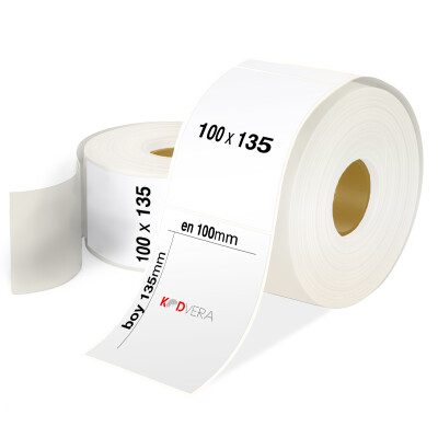 100 x 135 PP Opak Etiket - 1