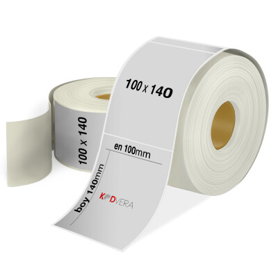 100 x 140 Silver Mat Etiket - 1