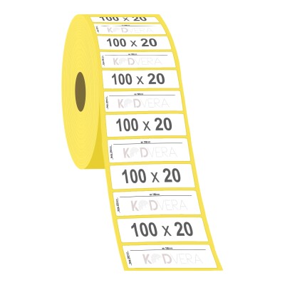 100 x 20 Vellum Etiket - 2