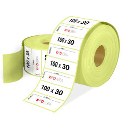 100 x 30 Kuşe Etiket - 1