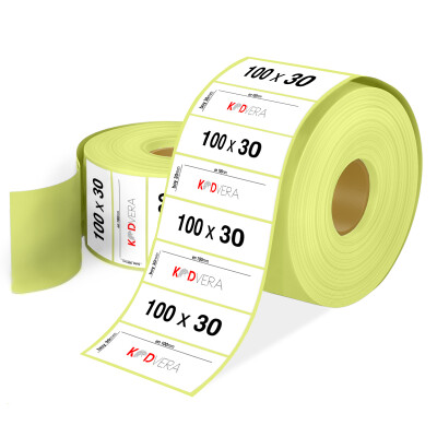 100 x 30 Kuşe Etiket - 1