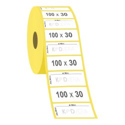 100 x 30 Kuşe Etiket - 2
