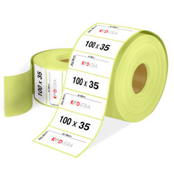 100 x 35 Kuşe Etiket - 1