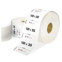 100 x 35 PP Opak Etiket - 1
