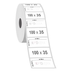 100 x 35 PP Opak Etiket - 2