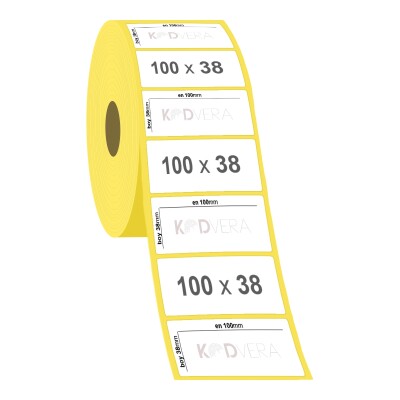 100 x 38 Termal Etiket - 2