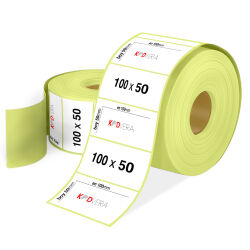 100 x 50 Lamine Termal Etiket - 1