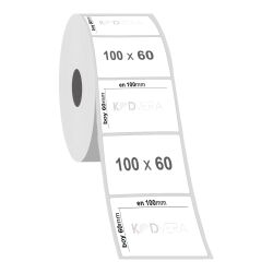 100 x 60 Silver Mat Etiket - 2