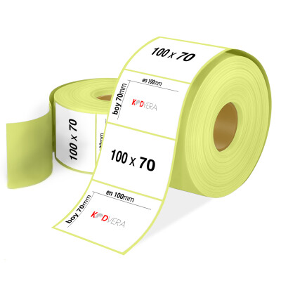 100 x 70 Vellum Etiket - 1