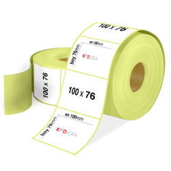100 x 76 Vellum Etiket - 1