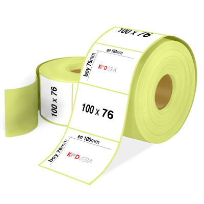 100 x 76 Vellum Etiket - 1