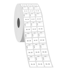 30 x 20 3'lü PP Opak Etiket - 2