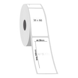 30 x 60 Silver Mat Etiket - 2