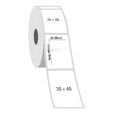 35 x 50 Silver Mat Etiket - 2