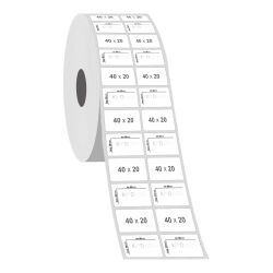 40 x 20 2'li PP Opak Etiket - 2