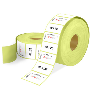 40 x 20 Lamine Termal Etiket - 1