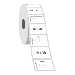 40 x 20 PP Opak Etiket - 2
