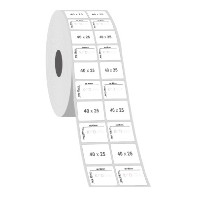 40 x 25 2'li Fastyre Etiket - 2
