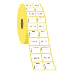 40 x 25 2'li Vellum Etiket - 2