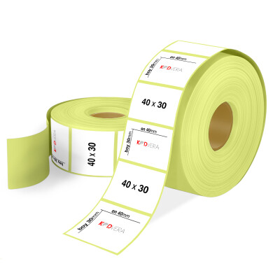 40 x 30 Lamine Termal Etiket - 1