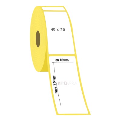 40 x 75 Vellum Etiket - 2