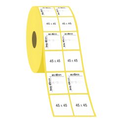 45 x 45 2'li Lamine Termal Etiket - 2