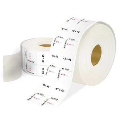 45 x 45 2'li PP Opak Etiket - 1