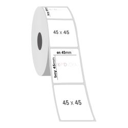 45 x 45 PP Opak Etiket - 2