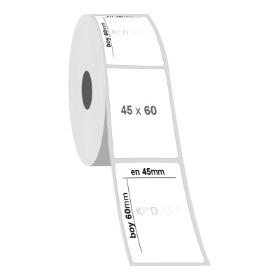 45 x 60 PP Opak Etiket - 2