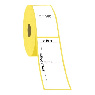 50 x 100 Vellum Etiket - 2