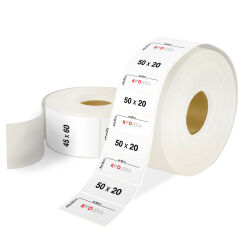50 x 20 PP Opak Etiket - 1