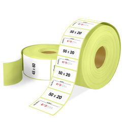 50 x 20 Vellum Etiket - 1