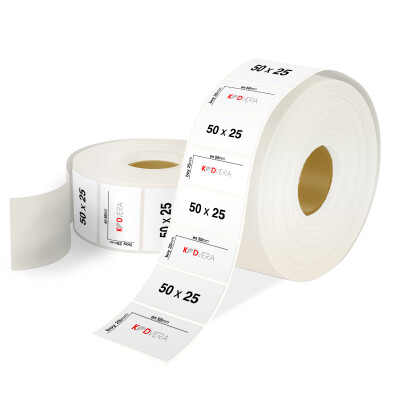 50 x 25 PP Opak Etiket - 1