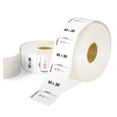 50 x 30 PP Opak Etiket - 1