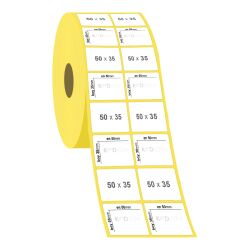 50 x 35 2'li Kuşe Etiket - 2