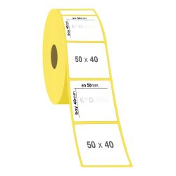 50 x 40 Vellum Etiket - 2