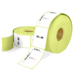 50 x 80 Kuşe Etiket - 1