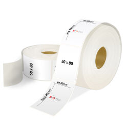 50 x 80 PP Opak Etiket - 1
