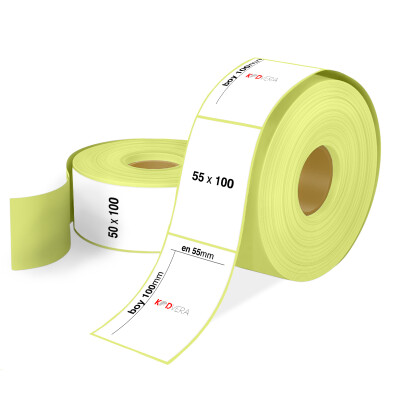 55 x 100 Kuşe Etiket - 1