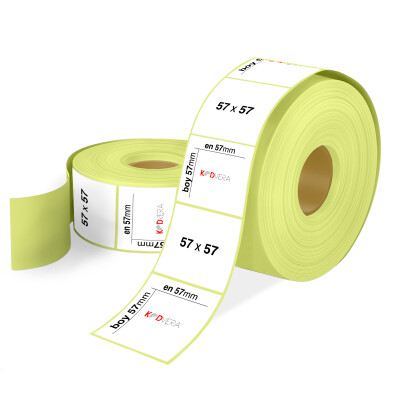 57 x 57 Vellum Etiket - 1