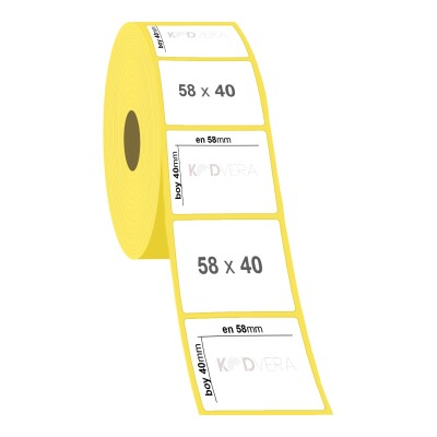 58 x 40 Lamine Termal Etiket - 2
