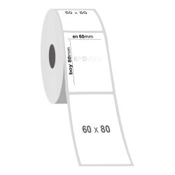 60 x 60 PP Opak Etiket - 2