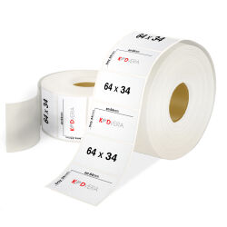 64 x 34 Şeffaf Etiket - 1