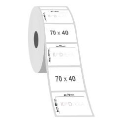 70 x 40 PP Opak Etiket - 2