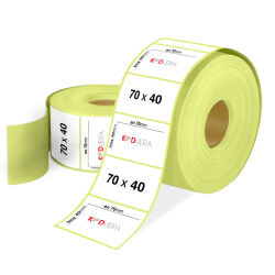 70 x 40 Vellum Etiket - 1