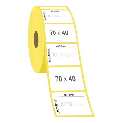 70 x 40 Vellum Etiket - 2