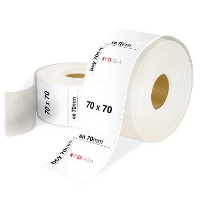 70 x 70 PP Opak Etiket - 1