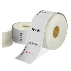 70 x 90 Silver Mat Etiket - 1